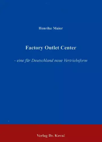 Maier: Factory Outlet Center