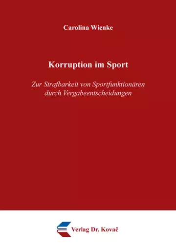 Carolina Wienke: Korruption im Sport