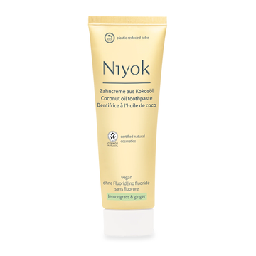Niyok Zahncreme Kokosöl - Zitronengras & Ingwer 75ml