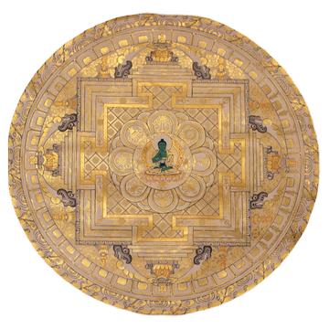 Thangka – Buddha Amoghasiddhi  – Mandala – 23x23cm