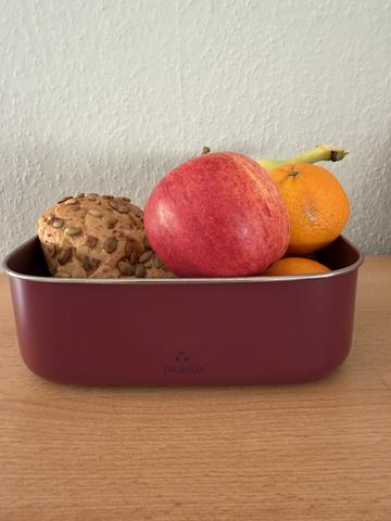 bioloco sky lunchbox berry red