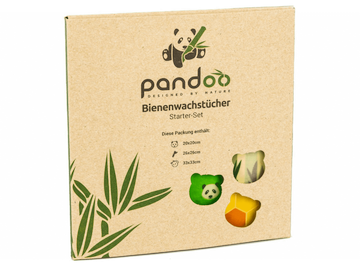 p﻿andoo Bienenwachstücher Starter Set 