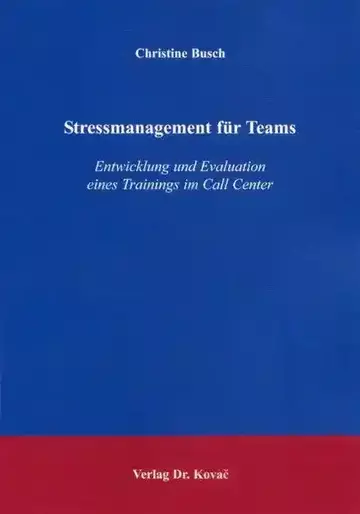 Christine Busch: Stressmanagement für Teams