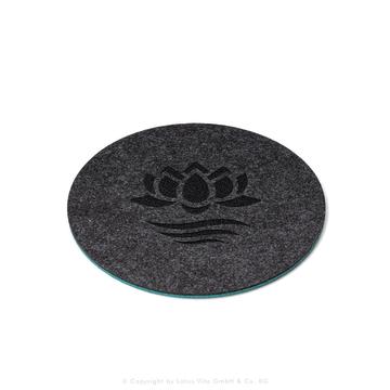 Lotus Vita Filz Untersetzer mit Lotus Blume
