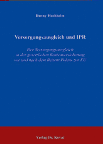 Hochheim: Versorgungsausgleich und IPR