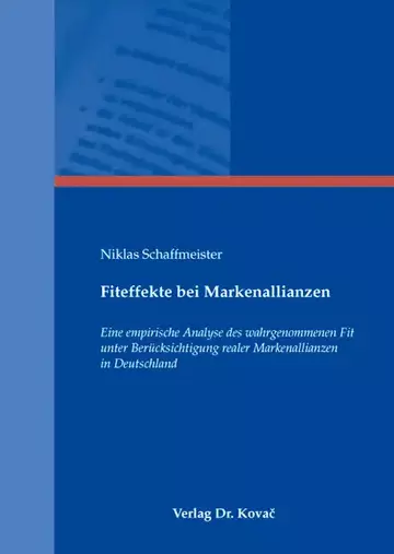Niklas Schaffmeister: Fiteffekte bei Markenallianzen