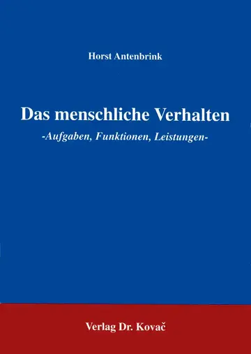 Antenbrink: Das menschliche Verhalten