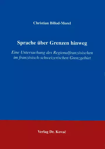 Billod-Morel: Sprache über Grenzen hinweg
