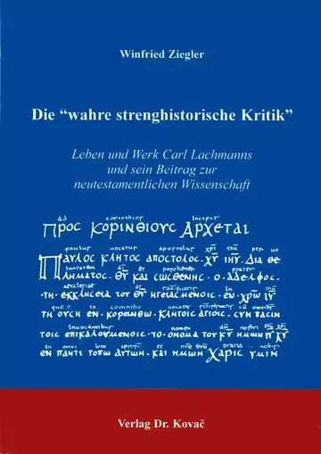 Ziegler: Die “wahre strenghistorische Kritik”