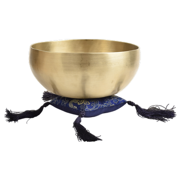 Klangschale – Bhaktapur – klein gehämmert – glatt poliert – 16x7cm – 655g