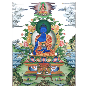 Medizin Buddha Thangka