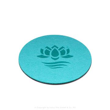 Lotus Vita Filz Untersetzer mit Lotus Blume