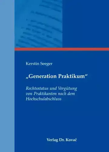 Kerstin Seeger: „Generation Praktikum“