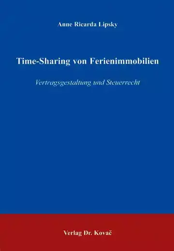 Lipsky: Time-Sharing von Ferienimmobilien