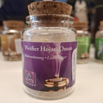 Räucherwerk - Weißer Hojari Oman - 60 ml Glas