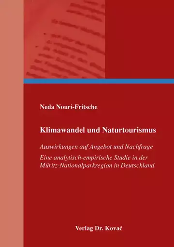 Neda Nouri-Fritsche: Klimawandel und Naturtourismus