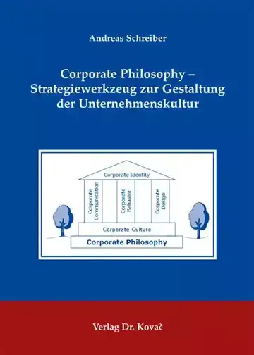 Andreas Schreiber: Corporate Philosophy – Strategiewerkzeug zur Gestaltung der Unternehmenskultur
