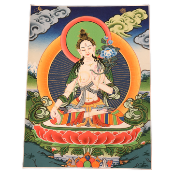 Thangka – Weiße Tara – 30x23cm