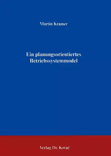 Kramer: Ein planungsorientiertes Betriebssystemmodell