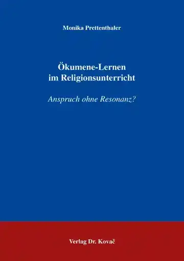 Monika Prettenthaler: Ökumene-Lernen im Religionsunterricht