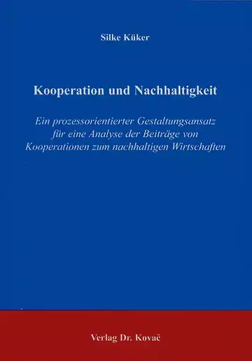 Küker: Kooperation und Nachhaltigkeit