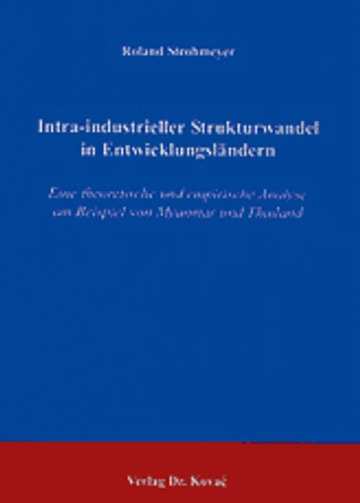 Strohmeyer: Intra-industrieller Strukturwandel in Entwicklungsländern