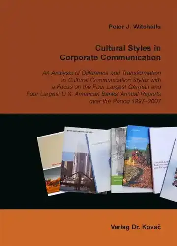 Peter J. Witchalls: Cultural Styles in Corporate Communication