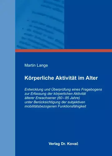 Martin Lange: Körperliche Aktivität im Alter