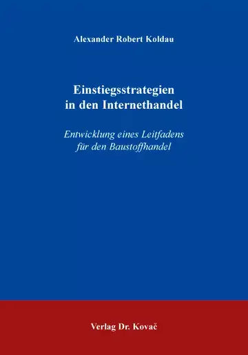 Koldau: Einstiegsstrategien in den Internethandel