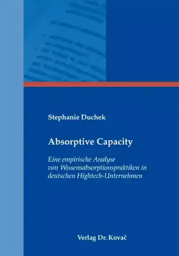 Stephanie Duchek: Absorptive Capacity