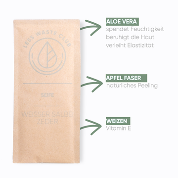 Less Waste Club Handseifen - Pulver 3er Set