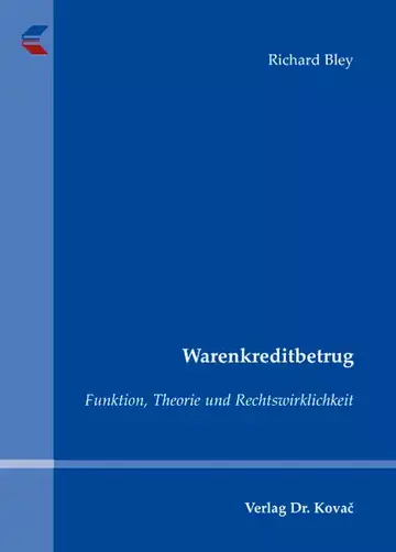 Richard Bley: Warenkreditbetrug