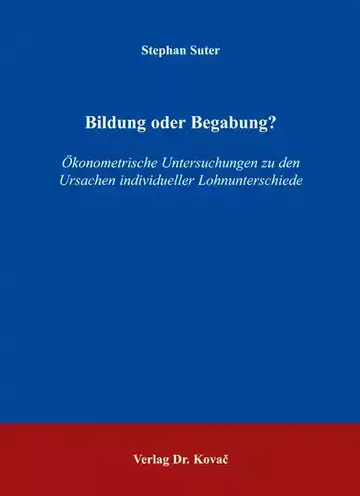 Stephan Suter: Bildung oder Begabung?
