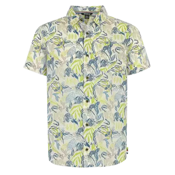 Sherpa - Tiger Leaf SS - Shirt - Nelly Blue 393