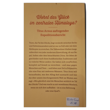 Titus Arno - Tsum - Eine Himalaya-Expedition in das Tal des Glücks