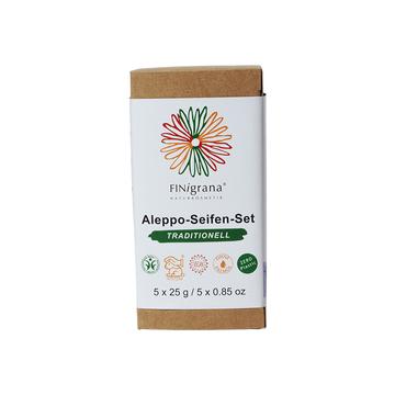 Aleppo Gästeseifen Set "Traditionell" 5x25g