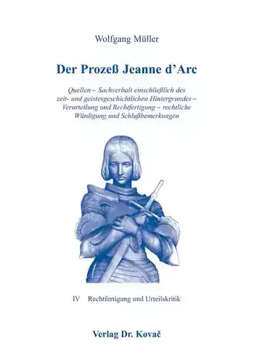 Wolfgang Müller: Der Prozeß Jeanne d‘Arc