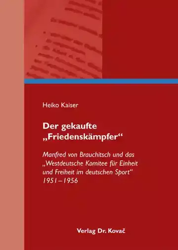 Heiko Kaiser: Der gekaufte „Friedenskämpfer“