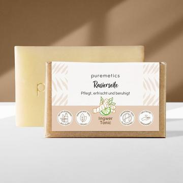 puremetics Rasierseife 'Ingwer Tonic'