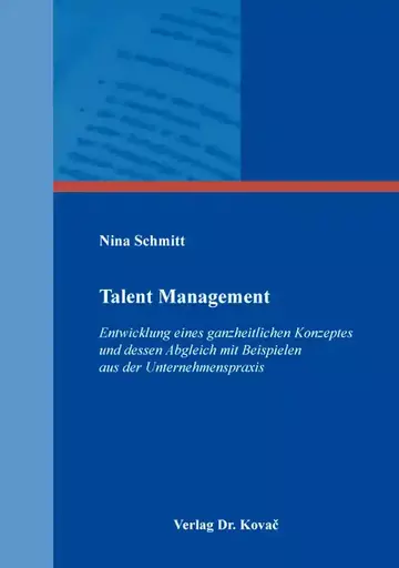 Nina Schmitt: Talent Management