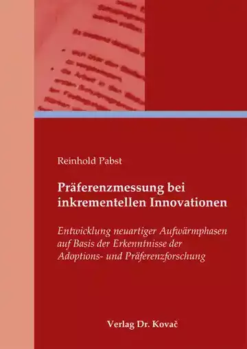 Reinhold Pabst: Präferenzmessung bei inkrementellen Innovationen