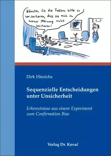 Dirk Hinrichs: Sequenzielle Entscheidungen unter Unsicherheit