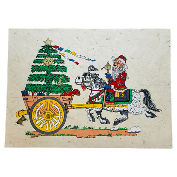 F1-74 Weihnachtsmann mit Baum