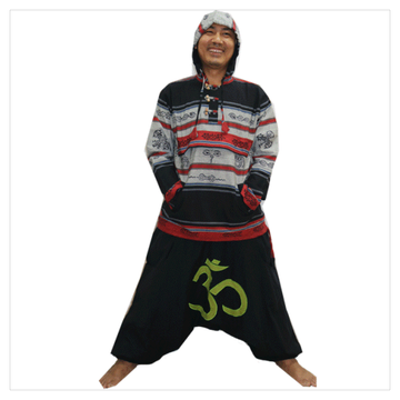 Nepal Ethno Yoga Hemd/Bluse – mehrfarbig