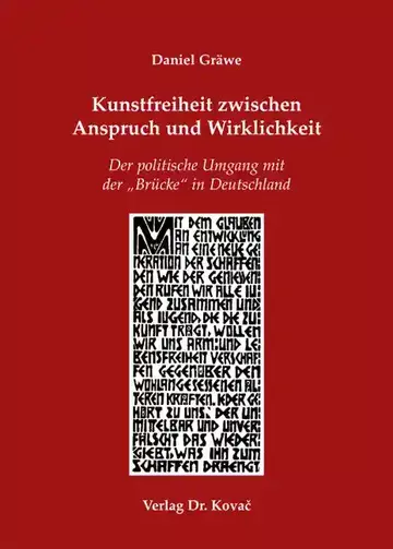 Daniel Gräwe: Kunstfreiheit zwischen Anspruch und Wirklichkeit