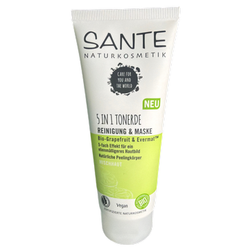 Sante 5 in 1 Tonerde Reinigung & Maske 100ml