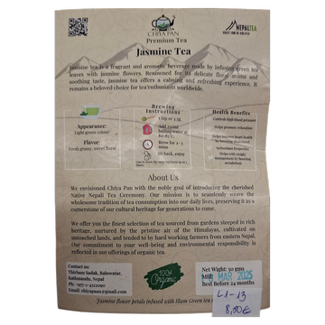 Jasmine Tea - Himalayan Liquid Wisdom