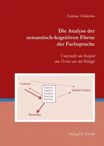 Zuzana Tuhárska: Die Analyse der semantisch-kognitiven Ebene der Fachsprache