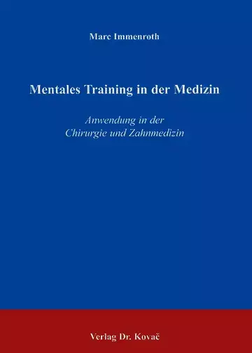 Immenroth: Mentales Training in der Medizin