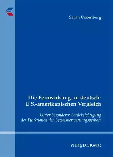 Sarah Ossenberg: Die Fernwirkung im deutsch-U.S.-amerikanischen Vergleich